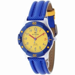 Reloj analgico para Mujer/Cadete - Azul y Amarillo