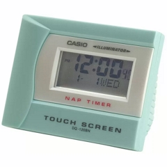 Despertador Digital Casio Touch Screen DQ-120-BN-3 Digital para Unisex Color Verde
