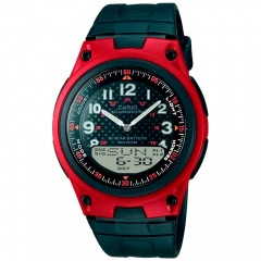 CASIO  AW-80-4BVDF Reloj de Pulsera Analgico / digital para Hombre Color Rojo