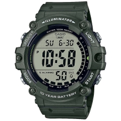 CASIO  AE-1500WHX-3AVDF Reloj de Pulsera Digital para Hombre Color Verde