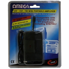 Antena Amplificada Tv Omega 24429-Amplificador Antena Tv