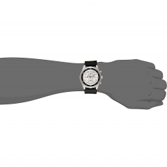 Reloj de Pulsera CASIO AMW-330 Analógico para Hombre Color Plateado Correa Goma width = 