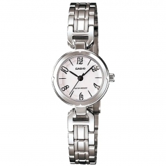 CASIO  LTP-1373D-7ADF Reloj de Pulsera Analgico para Mujer Color Plateado