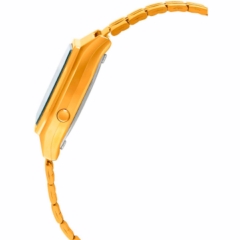 Reloj de Pulsera CASIO LA680 Digital para Mujer Color Dorado Correa Acero inoxidable dorado width = 