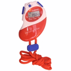 Cronómetro digital de mano deportivo con despertador, reloj y calendario Christian Gar Rojo