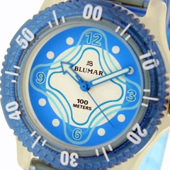 Reloj analógico infantil de caucho color Azul width = 