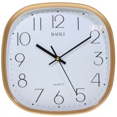 Reloj Pared Baoli 30X30 Cm Mod. 66307 Silencioso Ocre