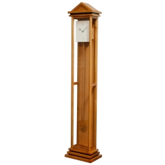 Reloj de Antesala de Madera para Salón con Péndulo Largo Modelo SW-02 Altura 173 cm