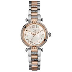 Reloj GC Guess Collection Y18002L1 Cablechic Para Mujer Acero 100M