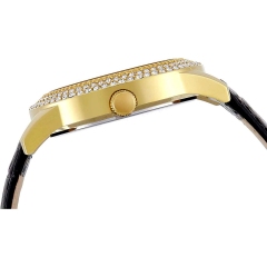 GUESS BEDAZZLE W1159L1 Reloj de Pulsera Analgico para Mujer Color Dorado width = 