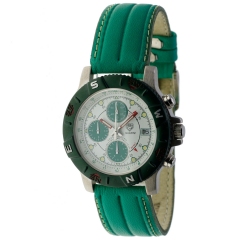 Reloj Mary-G Correa Crono Calendario Caballero Color Verde