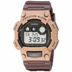 CASIO Youth W-735G-5AV Reloj de Pulsera Digital para Hombre Color Marron