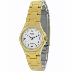 CASIO Dress LTP-1130N-7BRDF Reloj de Pulsera Analgico para Mujer Color Dorado