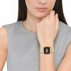 Reloj de Pulsera CASIO LA670-WGA-1DF Digital para Mujer Color Dorado Correa Acero inoxidable dor width = 