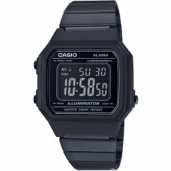 Reloj de Pulsera CASIO B650 Digital para Unisex Color Negro Correa Acero inoxidable