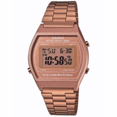 CASIO COLLECTION B640WC-5AEF Reloj de Pulsera Digital para Mujer Color Bronze