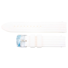 Correa De Caucho Marca Carrera 22Mm Blanca