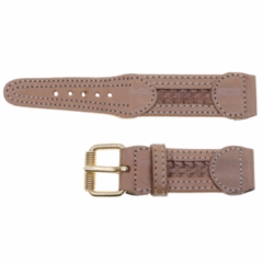 Correa Piel Trenzada 18Mm Marron Claro
