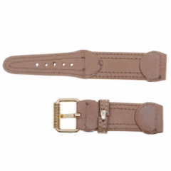 Correa Piel Trenzada 18Mm Marron Claro width = 