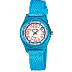 Reloj de Pulsera CASIO LTR-19 Analógico para Unisex Color Azul Correa Tela width = 