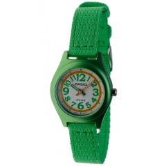 Reloj de Pulsera CASIO LTR-19B-3BV Analógico para Unisex Color Verde Correa Tela