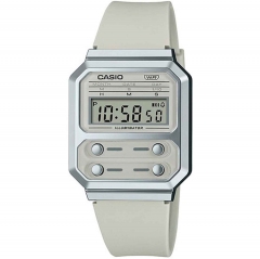 CASIO Collection Vintage A100WE-8ADF Reloj de Pulsera Digital para Unisex Color Beige
