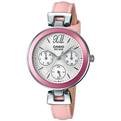 CASIO  LTP-E407L-4AVDF Reloj de Pulsera Analgico para Mujer Color Rosa width = 