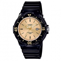 CASIO  LRW-200H-9EVDF Reloj de Pulsera Analgico para Mujer Color Dorado