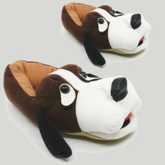 Zapatillas Unisex De andar por Casa - Peluches Animales Perro Talla 33-34 width = 