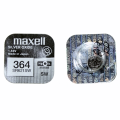 Pila Maxell Sr-621-Sw-364 Silver Oxide (Precio x Pila) width = 