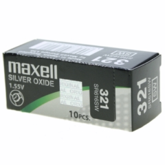 Pila Maxell SR616SW Modelo 321 Made in Japan Silver Oxide (Precio x Pila)