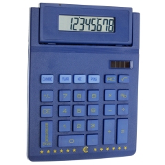 Calculadora Sobremesa Euroconversor Mod. 638 Pantalla Orientable Solar y Pilas.