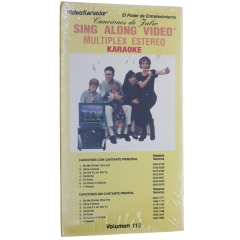 Cinta de Karaoke Vhs  Volumem 112 Sing Along Video Multiplex Estereo Karaoke