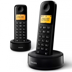 Telefono Duo Inhalambrico Philips D1602B/34 Telefono Duo Color Negro