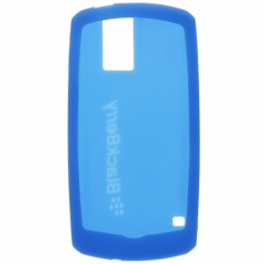Carcasa de Silicona Original para BlackBerry 8100 Color Azul Cla