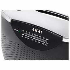 Radio Red/Pilas Am/Fm/Lw Akai A61005 Jumbo Radio width = 