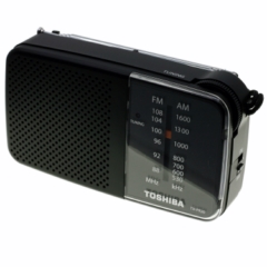 Radio Toshiba TX-PR20S-BLACK Radio Portátil FM/AM con Altavoz width = 