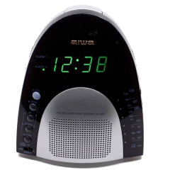 Radio Reloj Despertador con Doble Alarma Aiwa Fr-A305  Am/Fm width = 