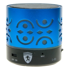 Mini Altavoz Bluetooth L-03 Color Azul Mp3, USB y Micro SD