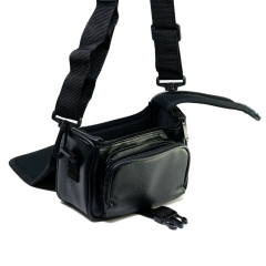 Bolsa Para Camara Fotos Y Video Digital-Bag Mochila de Piel con Cinta width = 