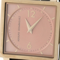 ADOLFO DOMINGUEZ  AD63030 Reloj de Pulsera Analógico para Mujer Color Bronze width = 