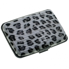 Cartera Aluminio P/Tarjetas  Wallet- Leopardo width = 