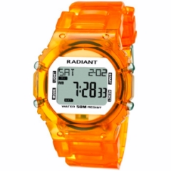 RADIANT New Rainbow RA-121602 Reloj de Pulsera Digital para Unisex Color Naranja