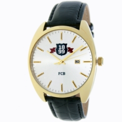 RADIANT F.C.BARCELONA BA-16601 Reloj de Pulsera Analgico para Hombre Color Negro