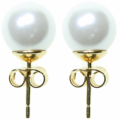 Pendientes Perlas Mallorca P.Blanca 10mm. PM-73010