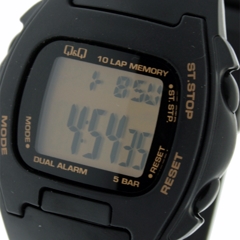 Reloj Q & Q   Modelo MQC-5-109 Cronometro Alarma Wr. 50 m. width = 