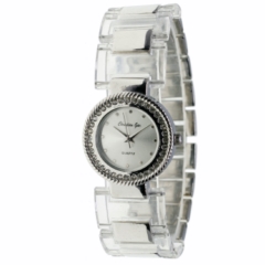 Christian Gar Cg-88556-4600-9 Reloj Analgico Para Mujer Caja De Metal Esfera Color Plateado