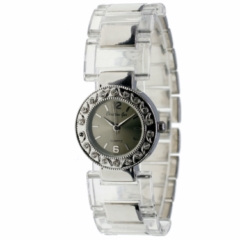 Christian Gar Cg-88557-4600-10 Reloj Analógico Para Mujer Caja De Metal Esfera Color Verde