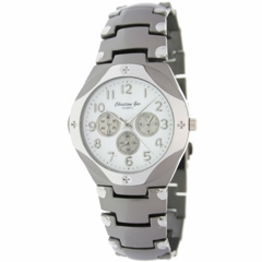 CHRISTIAN GAR  CTB-001-1 Reloj de Pulsera Analógico para Mujer Color Plateado